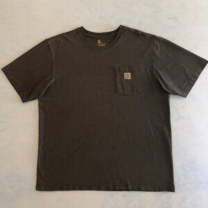 Carhartt 100% Cotton Signature Pocket Short Sleeve Tee Shirt